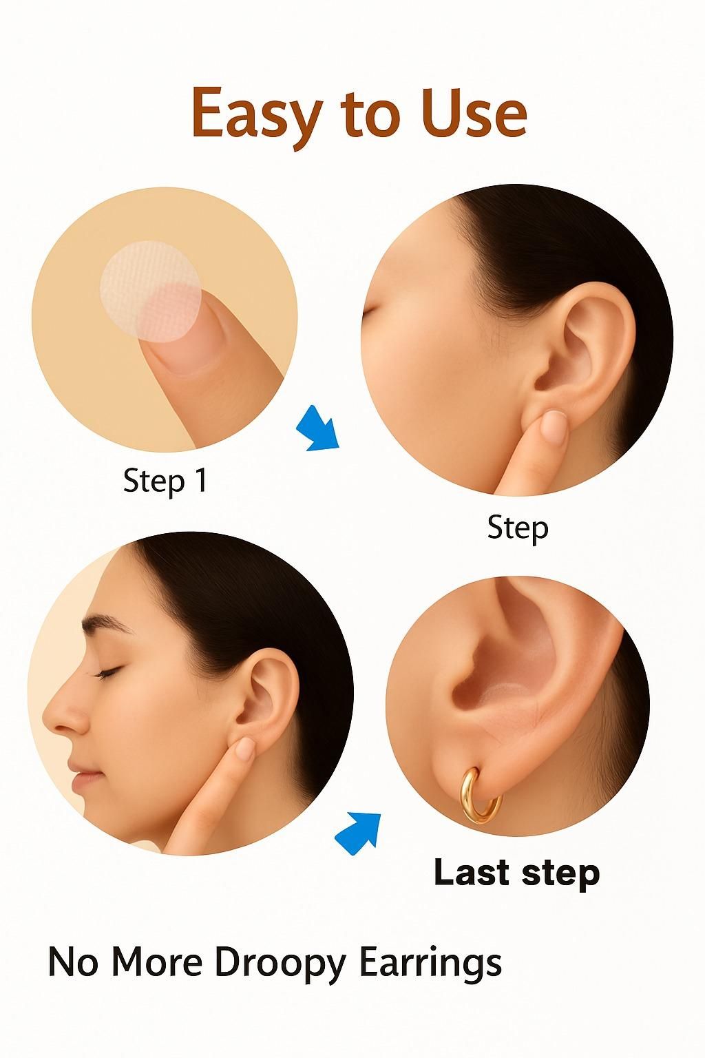 Earlobe Support Patches (100 PCS)