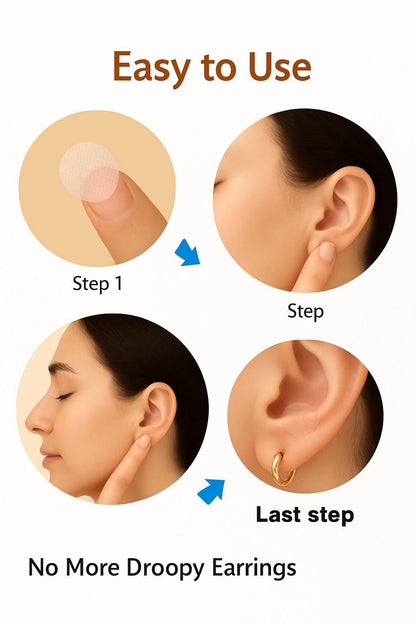 Earlobe Support Patches (100 PCS)